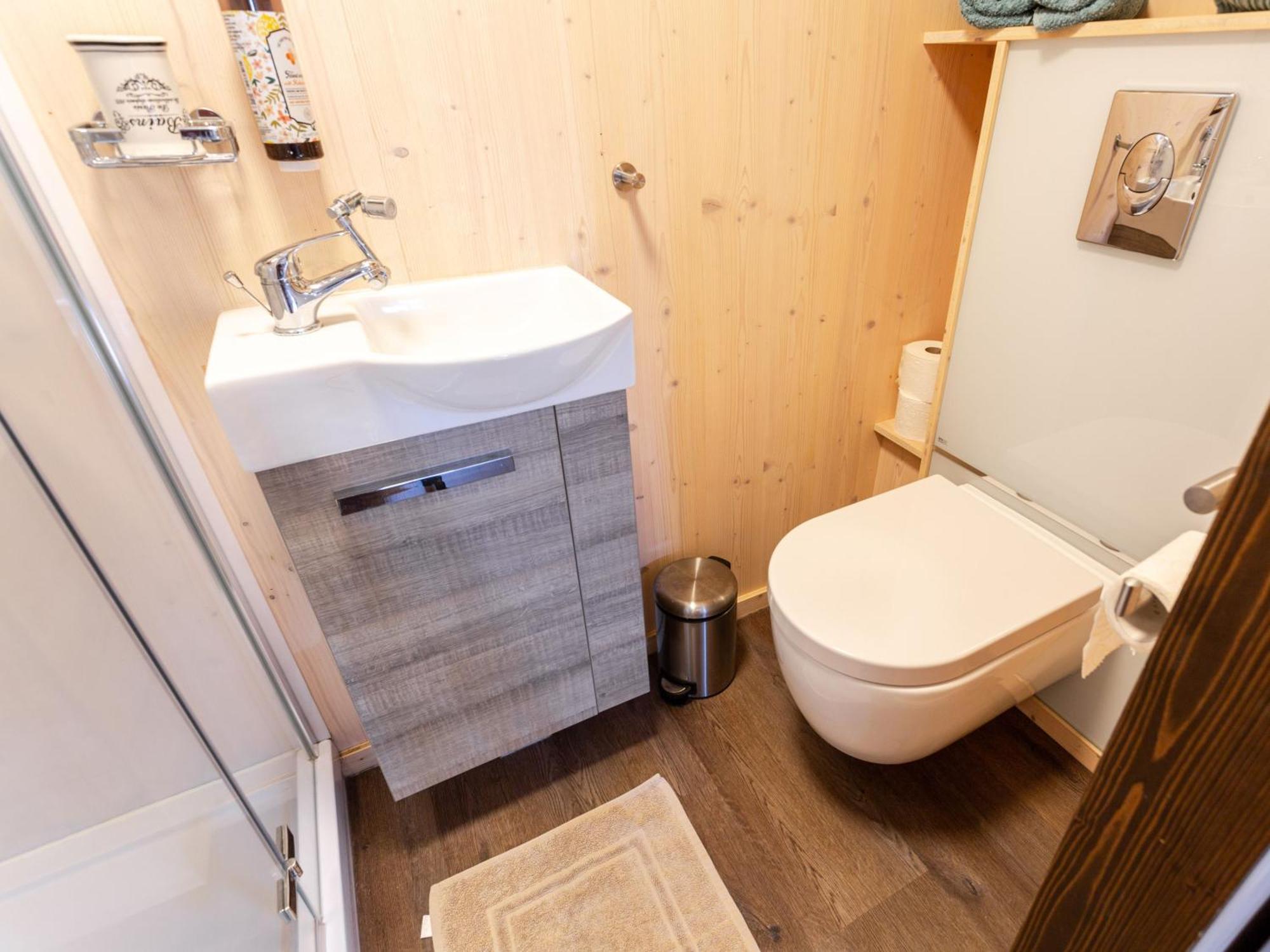Вилла Tiny House Auf Der Alpaka Farm Rubkow Экстерьер фото