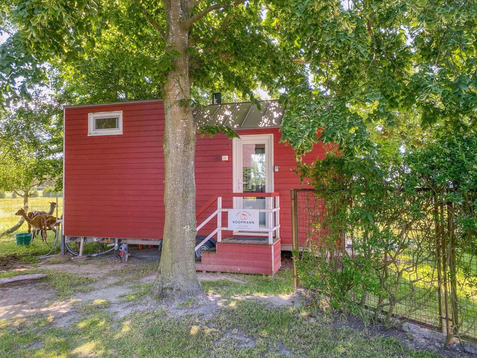 Вилла Tiny House Auf Der Alpaka Farm Rubkow Экстерьер фото